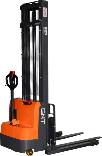 GNT Lithium Straddle Stacker 138 in Lift Height 3000 lb. Capacity 24V GB30C-138LI New