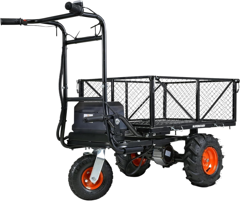 Super Handy GCAO010 Electric Utility Wagon 500 lbs Max Working Capacity 48V 2Ah New Canada Only