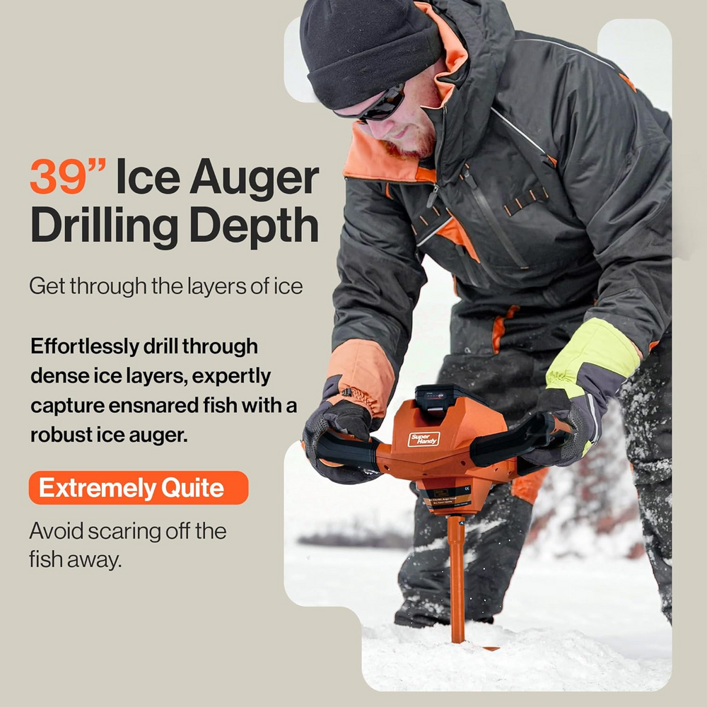 Brushless Drill Ice Auger Battery Tips