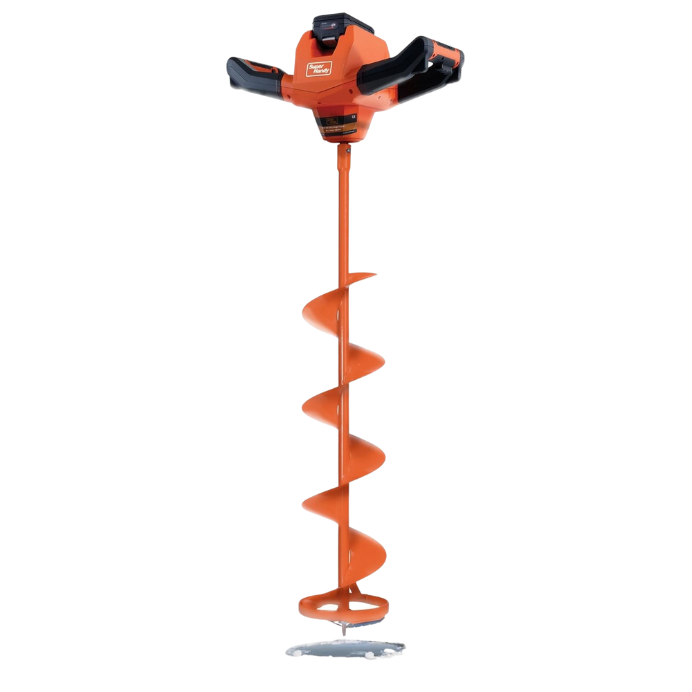 Super Handy GCAO016 Electric Ice Auger 8" x 39" Bit 48V 2Ah Battery System New Canada Only