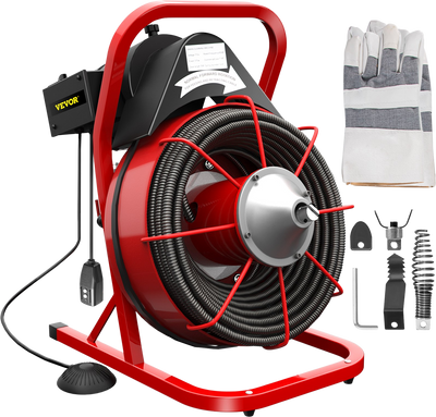 Vevor Drain Cleaning Machine 75' x 1/2