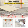 Vevor PEX Tubing Pipes 1" x 500' Non Oxygen Barrier PEX-B Tube for Radiant Floor Heating Systems White New