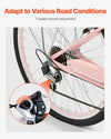 Vevor Cruiser Bike 26" High-Carbon Frame 7-Speed with Basket and Comfort Saddle New