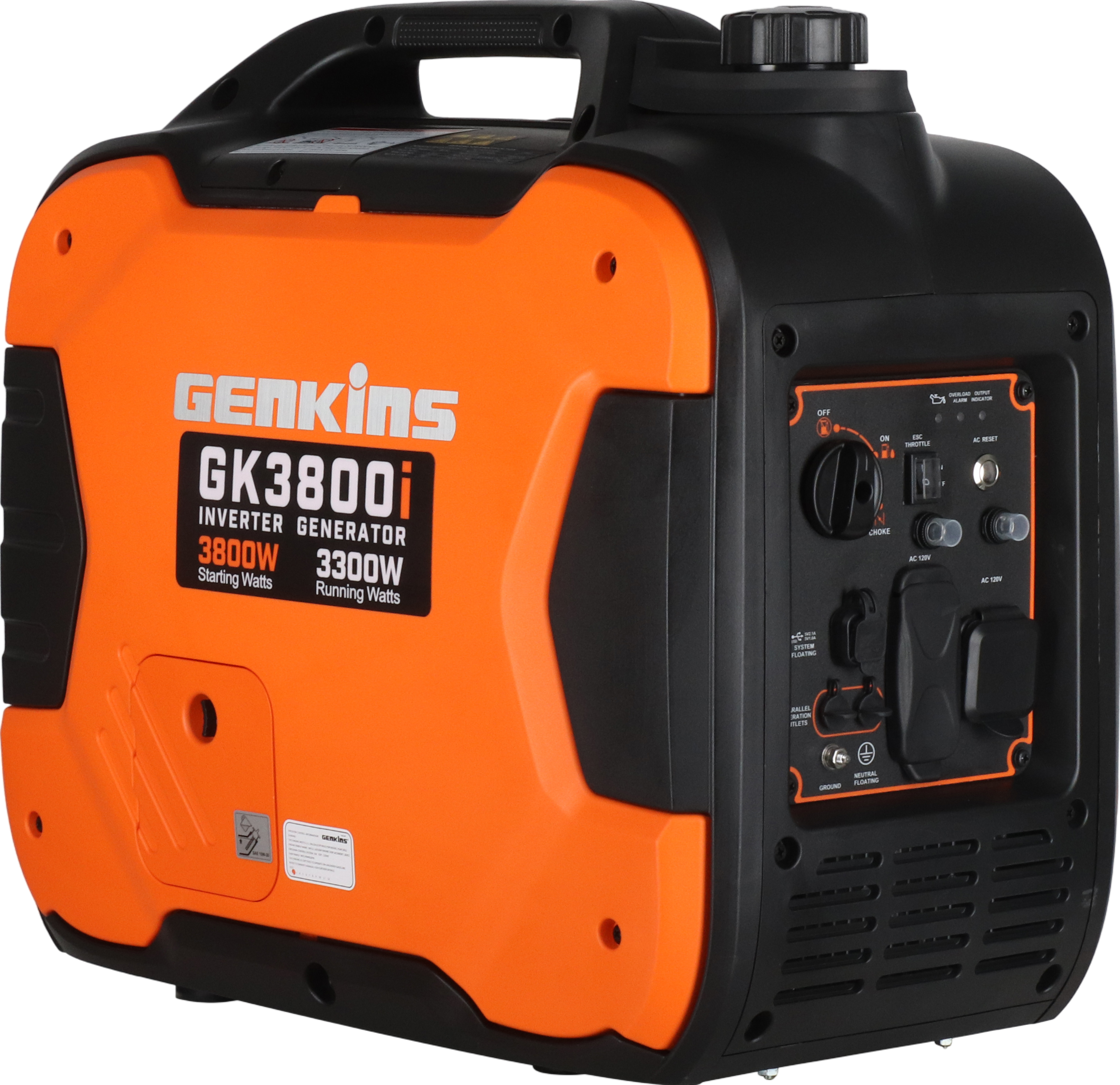 Genkins GK3800I 3300W/3800W Generator Gas Inverter RV Adaptor New