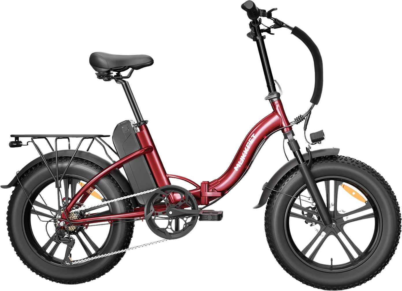 Mukkpet GL 15AH Foldable Electric Bicycle 25 MPH 45 Mile Range 48V New