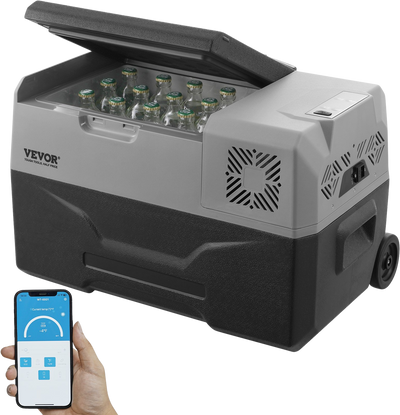 Vevor Car Refrigerator and Freezer 31.7 Qt Portable Single Zone Bluetooth Control New