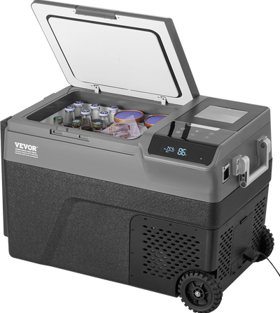 Vevor Car Refrigerator and Freezer 37 Qt Portable Single Zone with 13.2 Lbs Capacity Ice Maker New