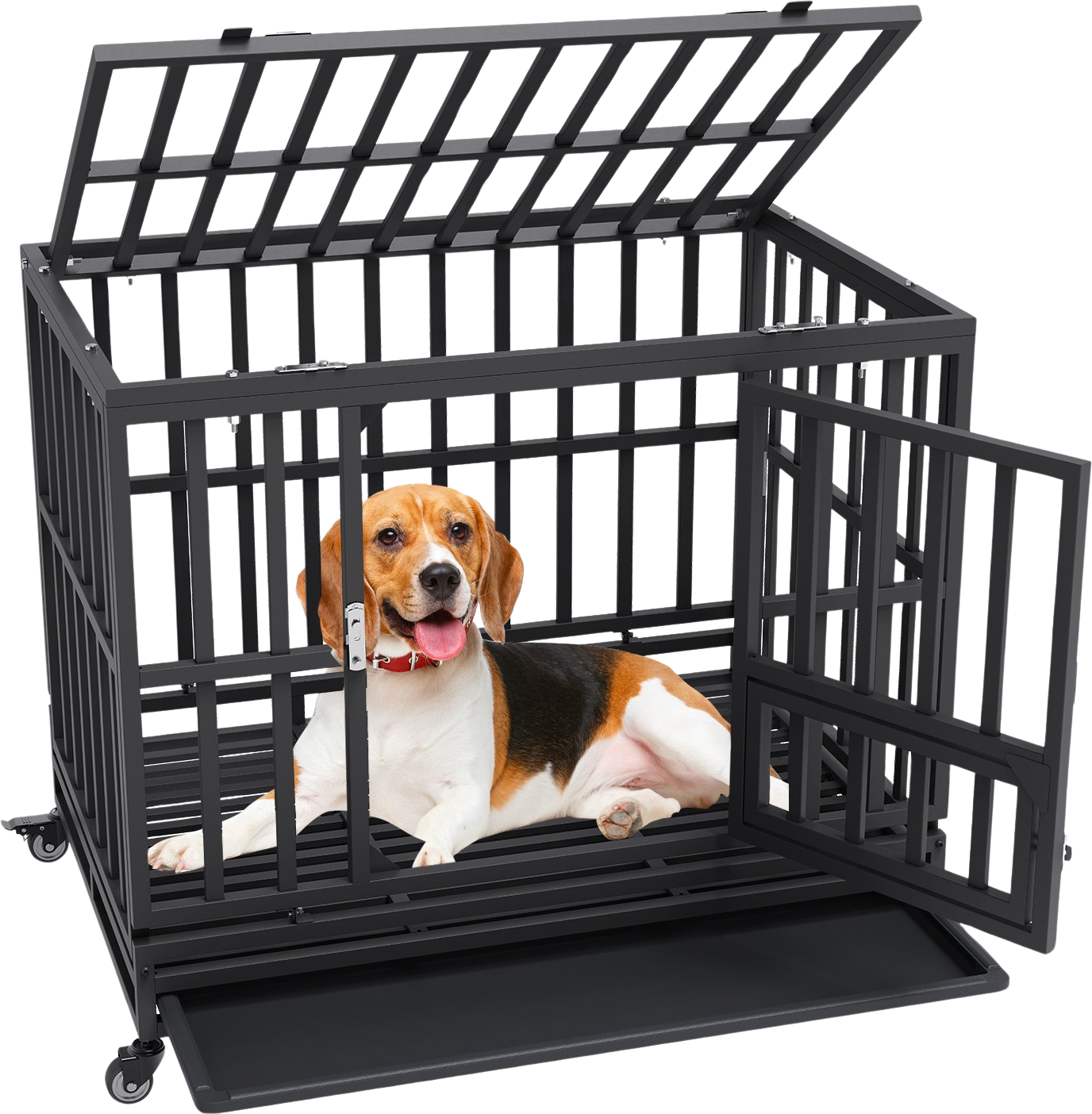 Vevor Dog Crate Heavy Duty 38