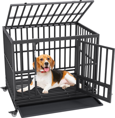 Vevor Dog Crate Heavy Duty 42