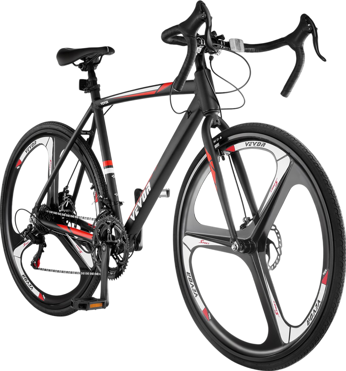 Vevor Road Bike 700C Aluminum Alloy Frame Shimano 14 Speed Disc Brake Racing Bicycle New