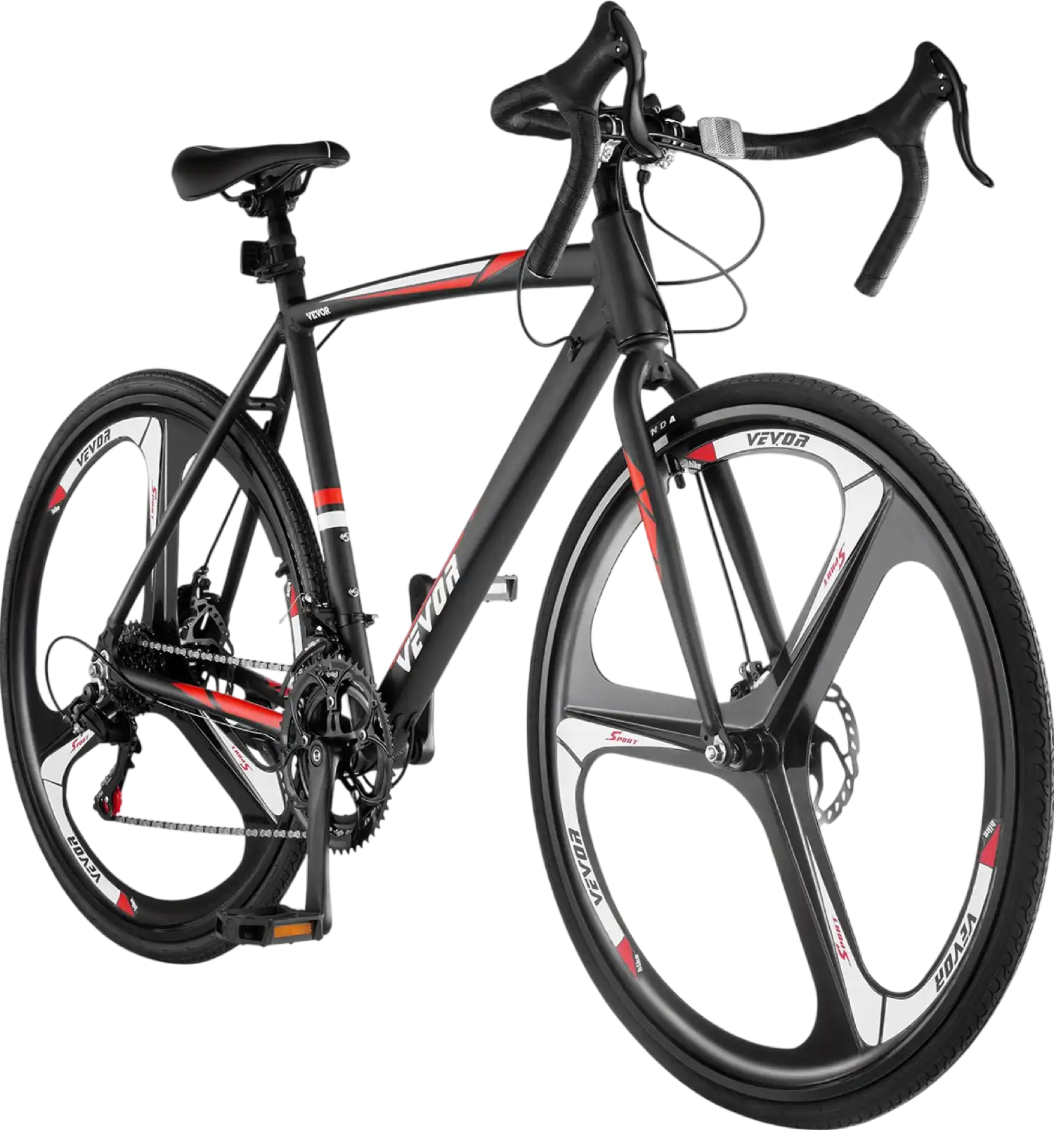 Vevor Road Bike 700C Aluminum Alloy Frame Shimano 14 Speed Disc Brake Racing Bicycle New