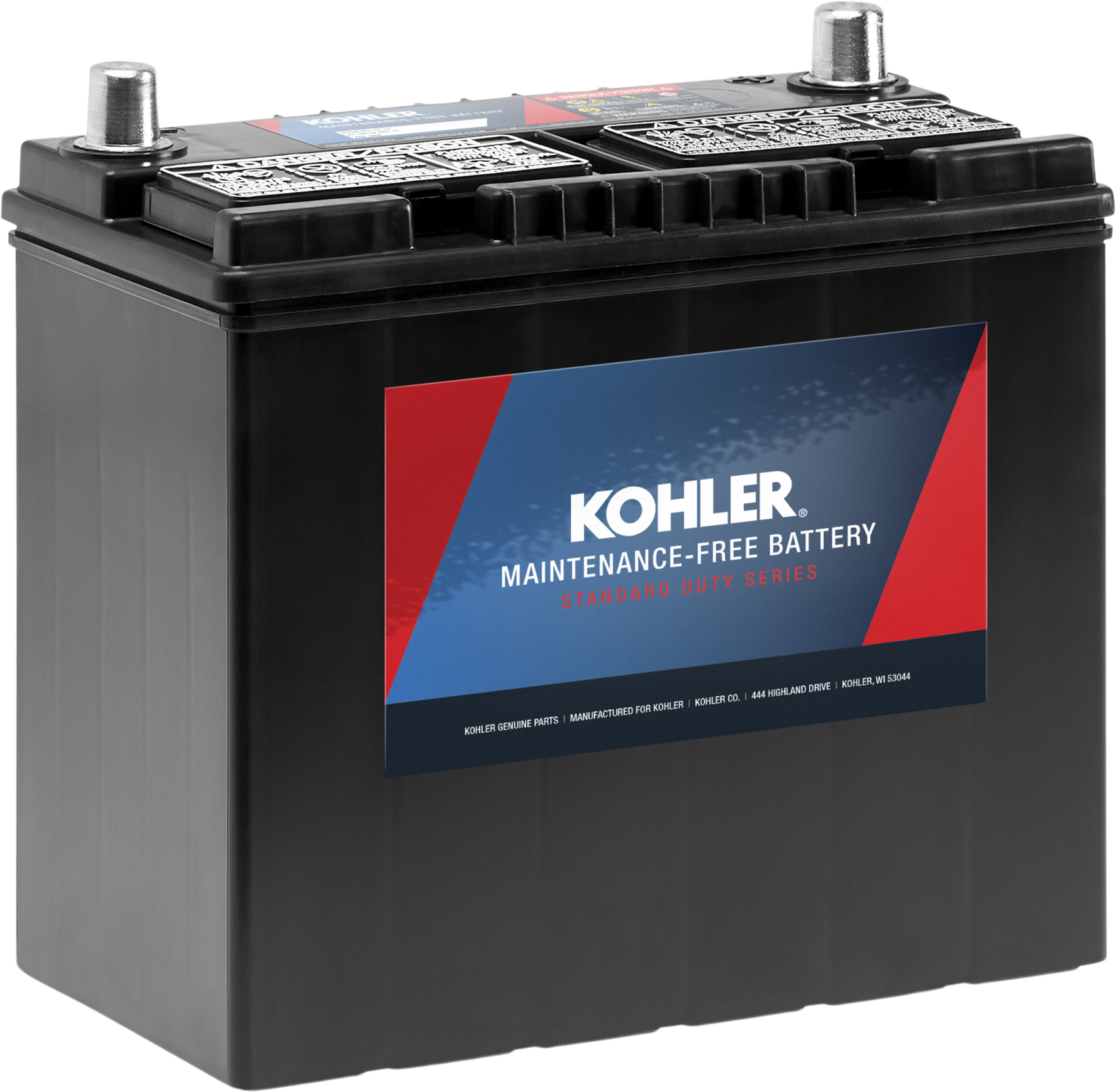 Kohler Genuine Battery Standard Duty Series 500CCA Group 26 Wet 12V New
