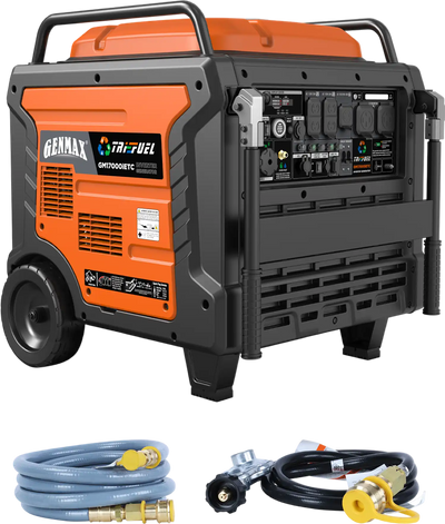GENMAX GM17000iET 13500W/17000W Generator Tri-Fuel Gas Propane Natural Gas 50A Inverter CO Detect Remote Start New