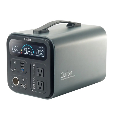 GoFort 1100Wh Portable Power Station 1200W (Peak 2000W) Solar Generato –  FactoryPure