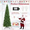 12 ft prelit artificial Christmas tree with 2517 branch tips, sturdy base, and UL-certified adapter for festive decor.