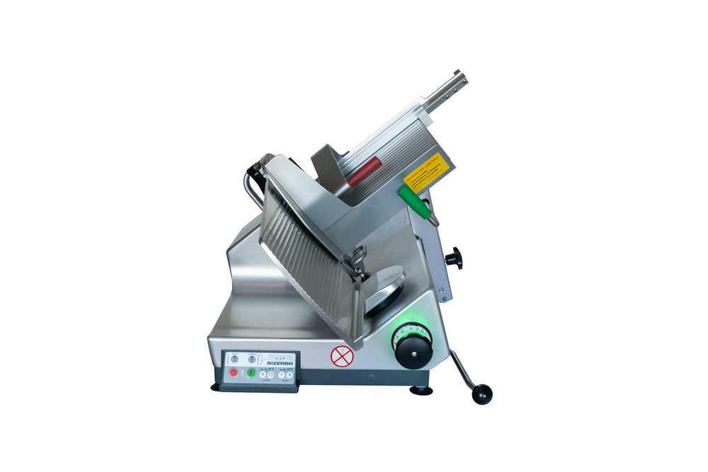 Bizerba Automatic Slicer Gravity Feed with 13" Grooved Cheese Blade 1/2 HP GSPHDI90GCB New