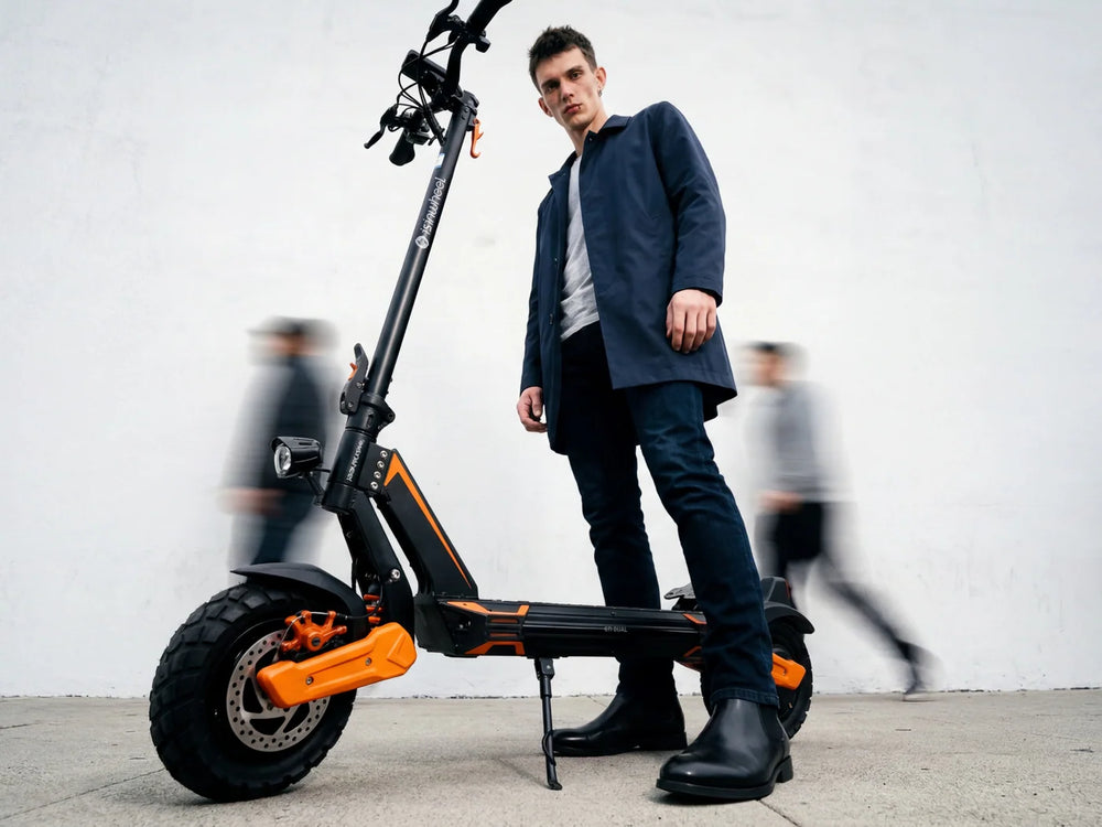 Isinwheel GT1 Electric Scooter 35 Mile Range 32 MPH 800W Dual Motor New