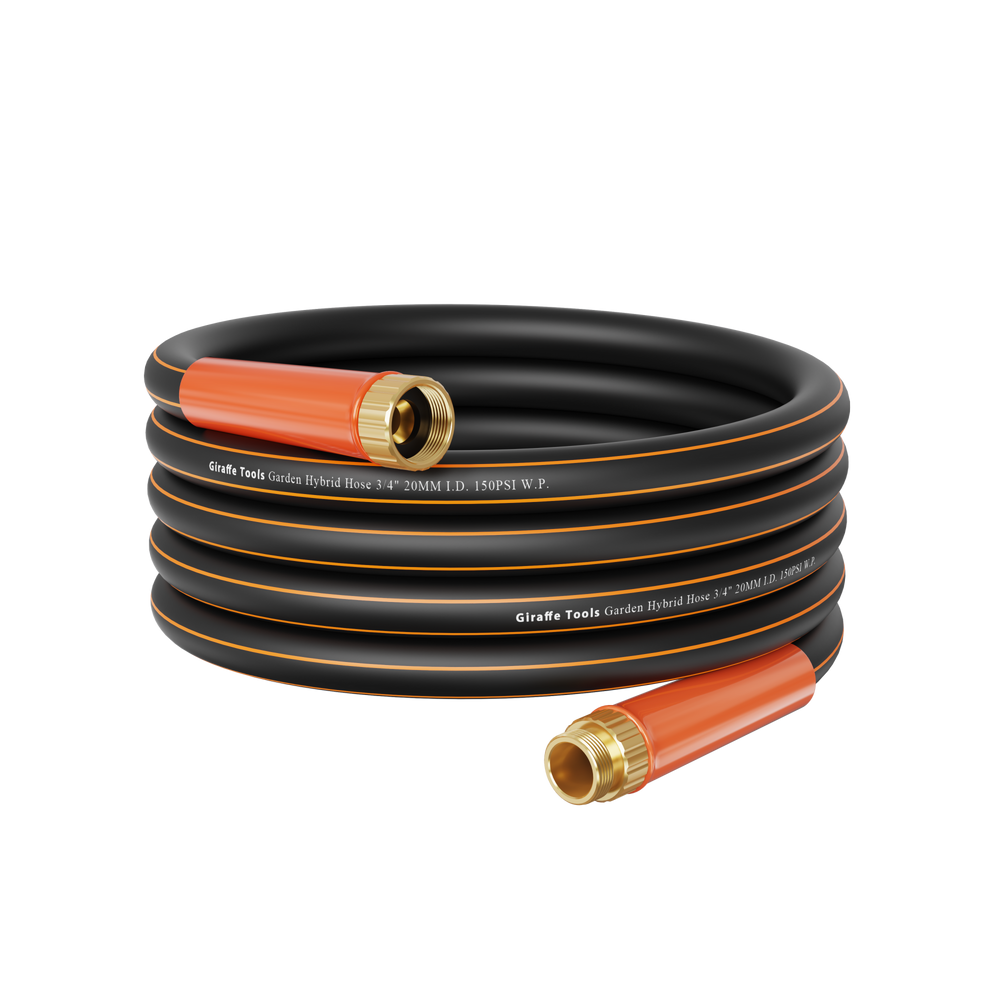 Giraffe Tools Hybrid Garden Hose with Swivel Handle 3/4" 12ft-100t New
