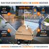 GenTent Universal Clamp Kit for Open Frame Generators Weatherproof Running Tent Cover New