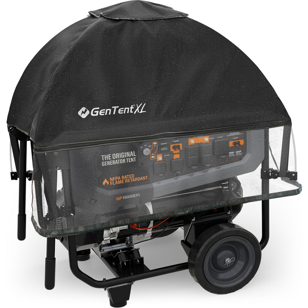 GenTent XL Universal Clamp Kit for Open Frame Generators Weatherproof Running Tent Cover New
