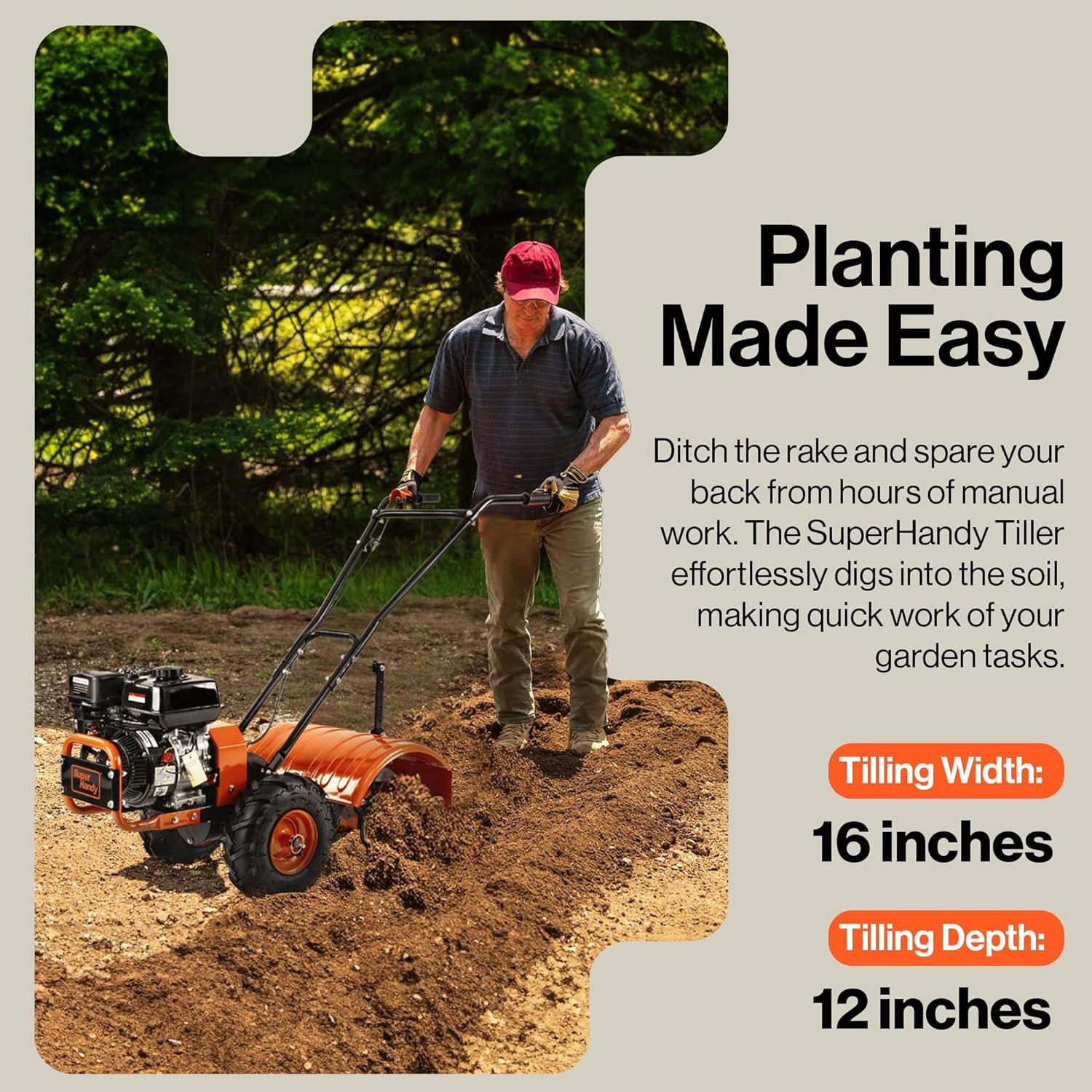 manual soil tiller