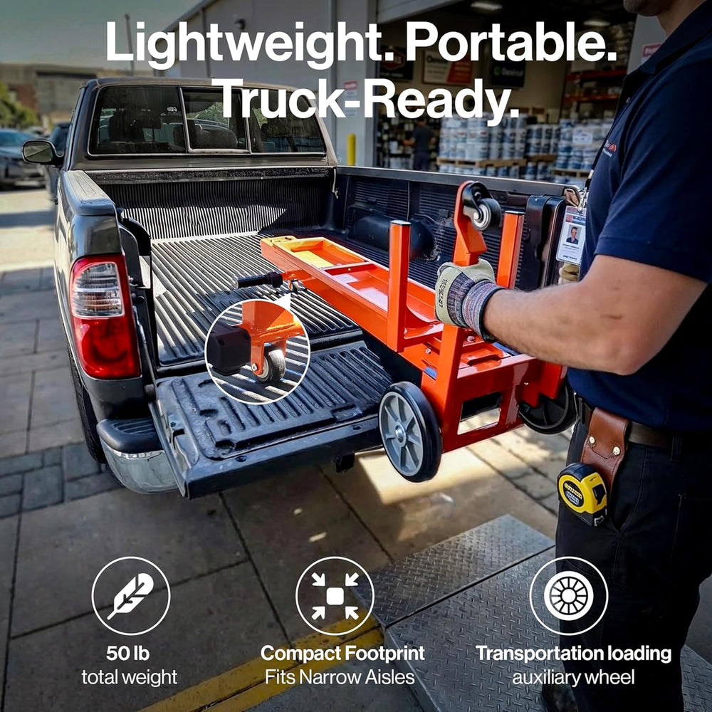 Super Handy GUO150 Pail Lift Electric Hand Truck 220 lbs. Capacity for 5 Gal. Buckets 48V 2Ah New