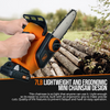 Super Handy GUT072 Electric Mini Chainsaw 8" Bar 20V 2Ah Cordless New