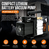Super Handy GUT129 Portable Vacuum Pump Single Stage 3CFM 10PA Cordless 20V New