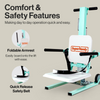 Super Handy GUT167 Electric Floor Lift 330 lbs Capacity Standing Aid Portable Foldable New