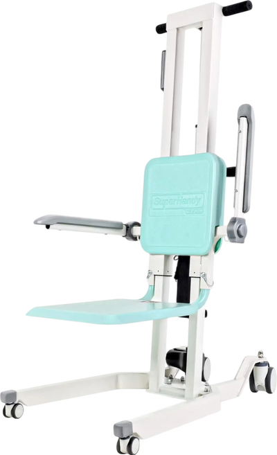 Super Handy GUT169 GoRise TX Patient Lift Electric Transfer Floor to Stand 500 lbs Capacity Front Caster Wheels New