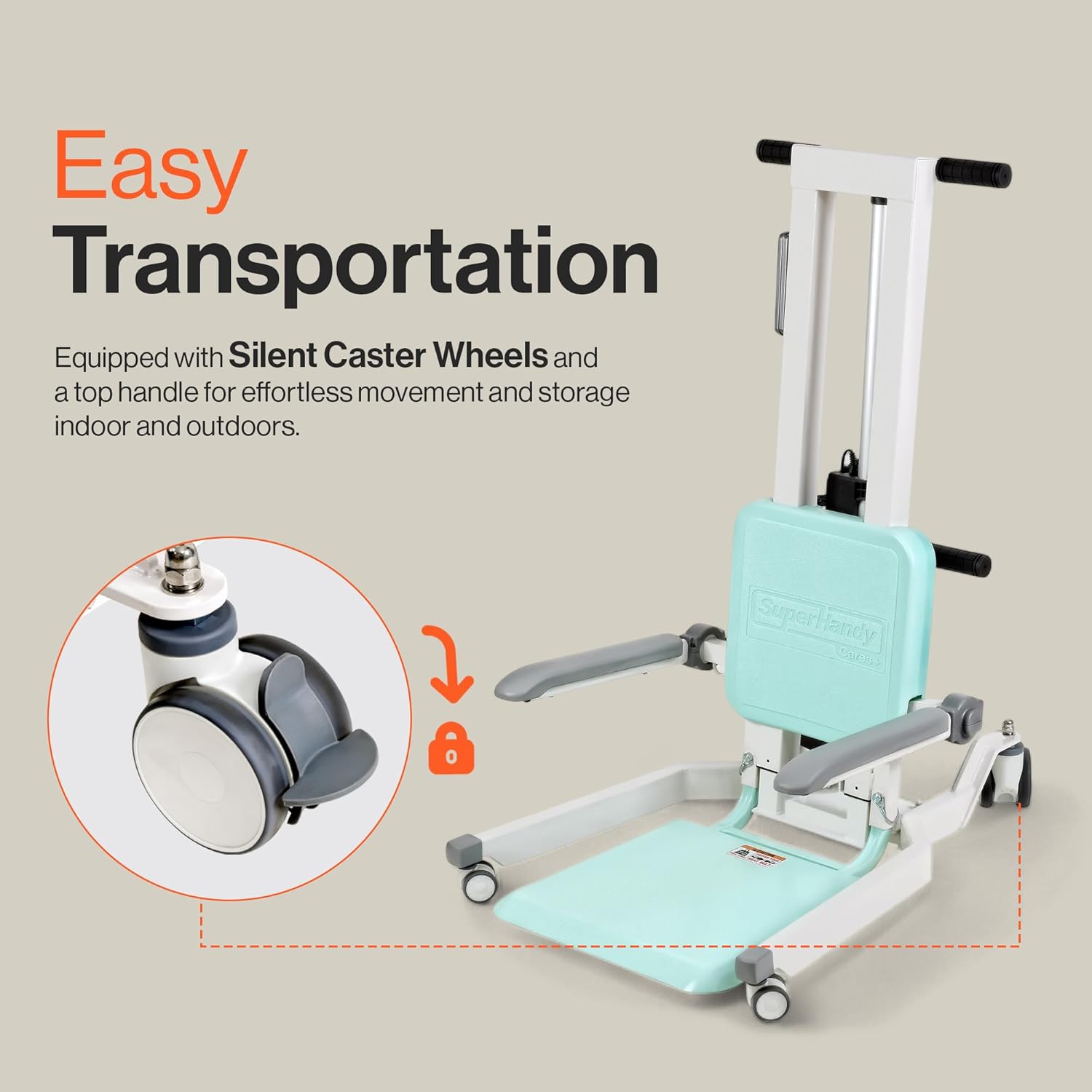 Super Handy GUT169 GoRise TX Patient Lift Electric