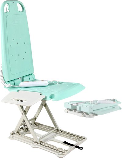 Super Handy GUT170 Floor Bathtub Lift 330 lbs Weight Capacity Removable Side Panels Portable Foldable New