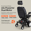 Super Handy GUT171 GoRide CRX Power Wheelchair Mid-Wheel Drive 300 lbs. Capacity 24V 320W 4 MPH 12.8 Mile Range New