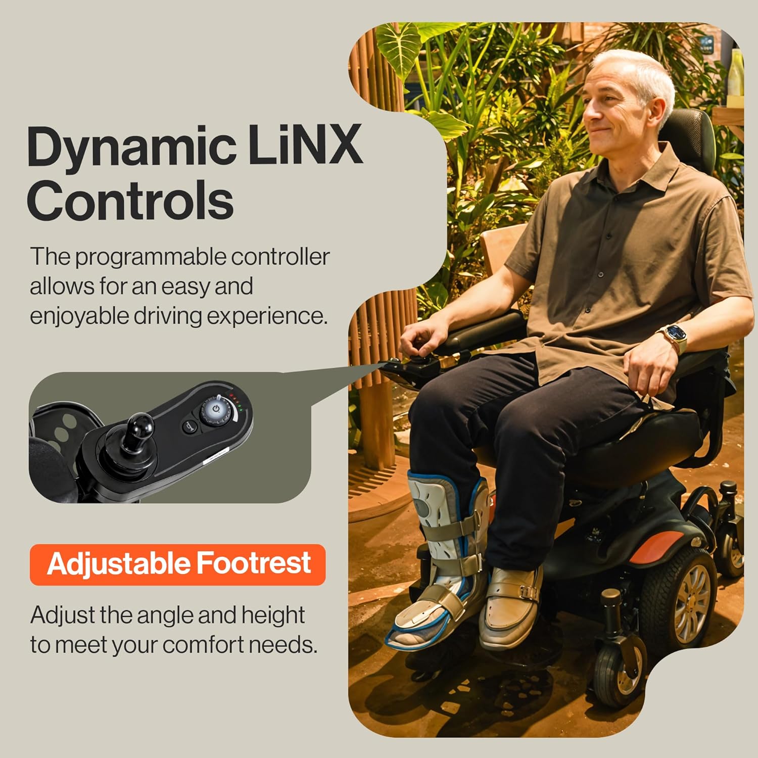 Super Handy GUT171 GoRide CRX Power Wheelchair Mid-Wheel