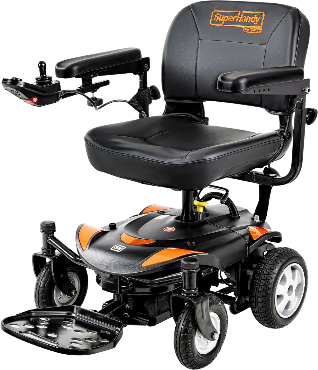 Super Handy GUT172 GoRide CRZ Power Wheelchair Rear-Wheel Drive 300 lbs. Capacity 24V 250W 4 MPH 6.7 Mile Range New