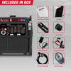 GXS12000iRD 12000 Watts Dual Fuel Portable Inverter Generator, Gas & Propane Powered, Remote Electric Start,for Home Backup & Emergency Ready, Job Site, RV