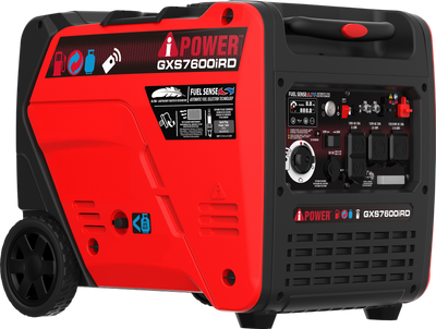 A-iPower GXS7600iRD 6100W/7600W Generator Dual Fuel Gas Propane Low THD Inverter CO Alert New