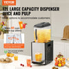 Vevor Beverage Dispenser 12.7 Qt Commercial Stainless Steel Cold Juice Dispenser 170W Wide Spout New