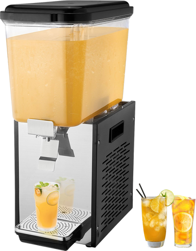 Vevor Beverage Dispenser 19 Qt Commercial Stainless Steel Food Grade 200W Rapid Cooling New