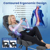 Gaming chair with ergonomic design, headrest, lumbar support, and adjustable features for optimal comfort during gaming.