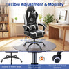 Gaming chair with adjustable height, ergonomic design, and 360° swivel, perfect for gaming or office use.