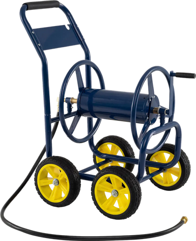 Costway Heavy Duty Garden Water Hose Reel Cart 4-Wheel Non-Slip Grip 13594628 New