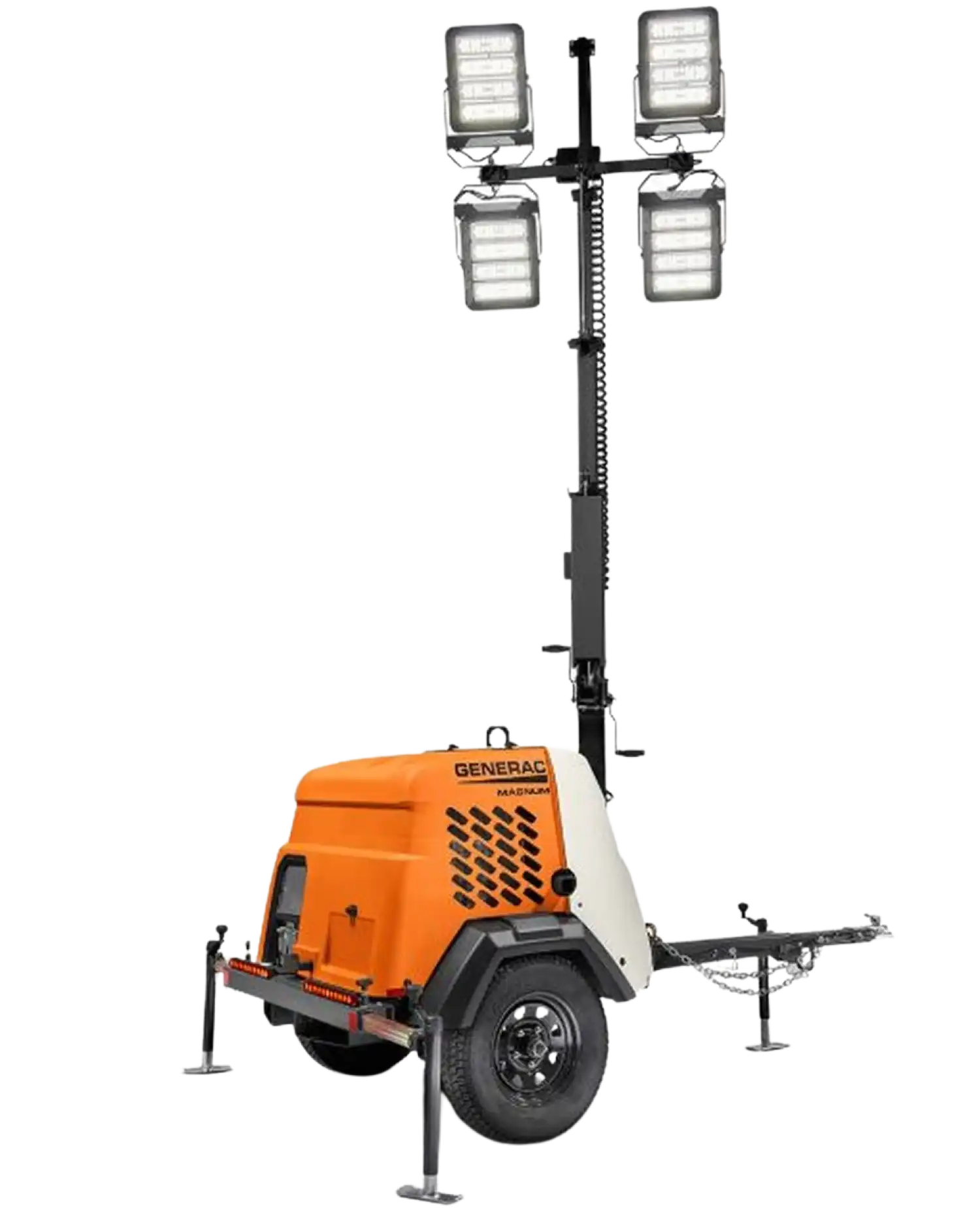 Generac MLT6SKDS-STD 6KW Diesel Kubota Engine LED Vertical Mast Mobile Light Tower New