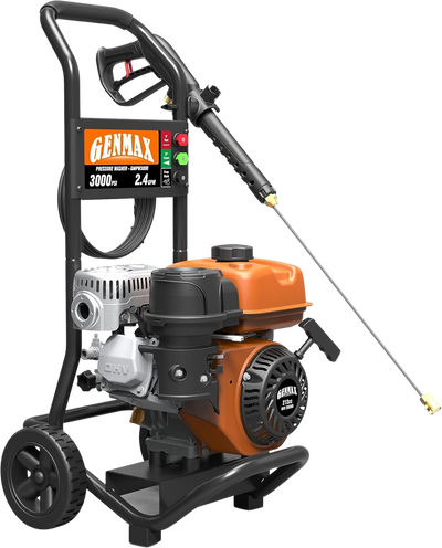 GENMAX GMGPW3000-H 3000 PSI and 2.4 GPM Gas Pressure Washer New