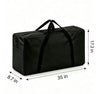 Black carrying bag for the Giant 4-to-Score Game Set, measuring 35 x 17.3 x 8.7 inches, ideal for easy transport.