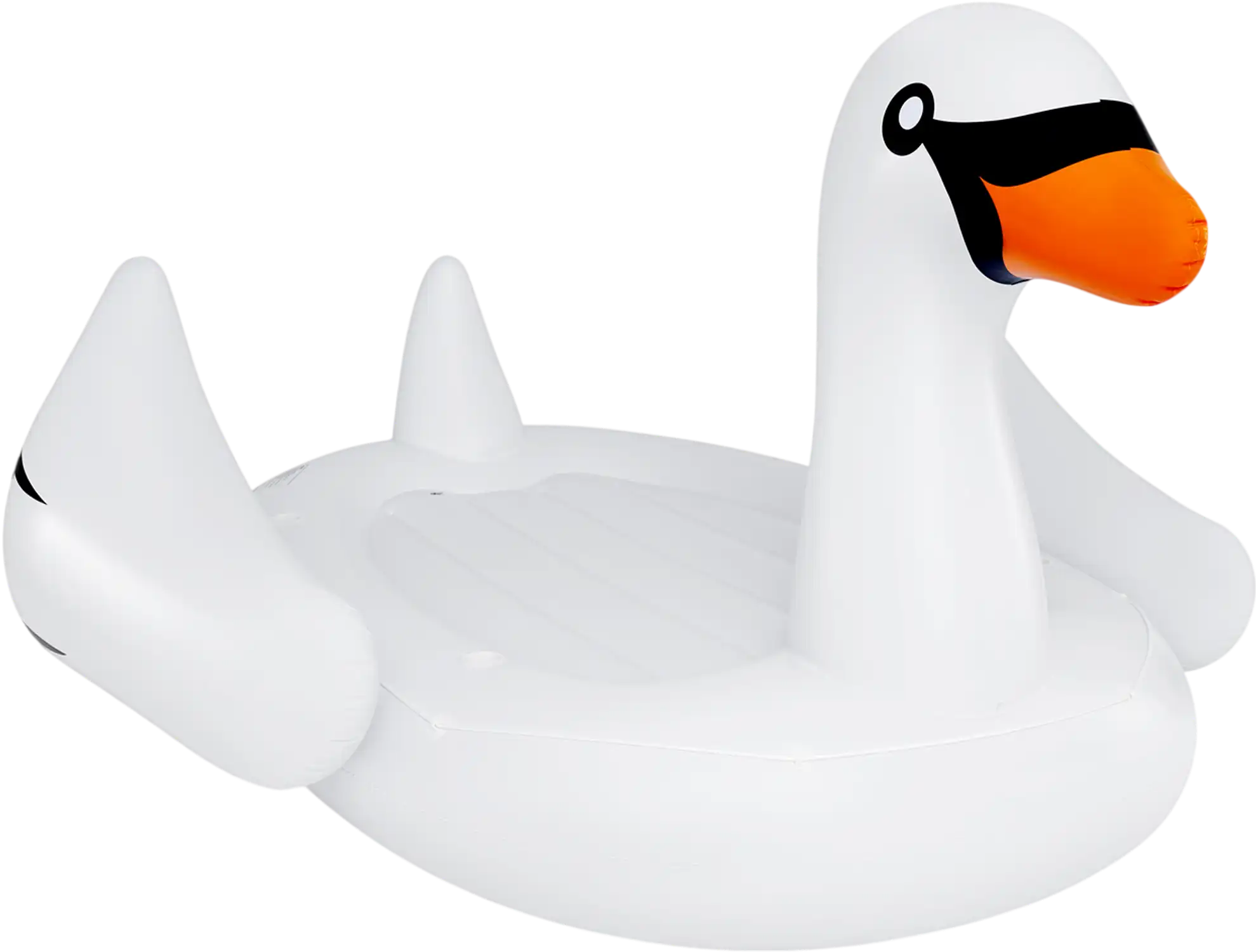 Costway Giant Inflatable Swan 4-Person Pool Float Island w/ 4 Cup Holders 462391857 New