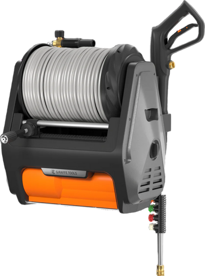 Giraffe Tools Grandfalls Retractable Pressure Washer PRO 1.6 GPM 3300 PSI New