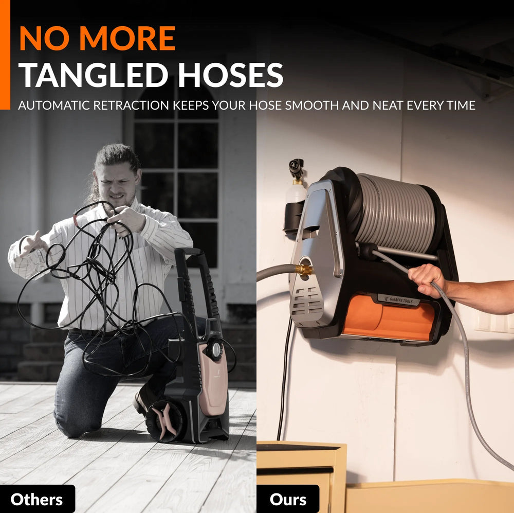 Giraffe Tools Mobile Pressure Washing Station 3700 PSI 100ft New