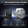 Giraffe Tools PDA40 Retractable Charger 40W White/USB-C New