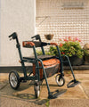 Metro Mobility Glide Rollator Wheelchair 2-in-1 300 lb Capacity Foldable New